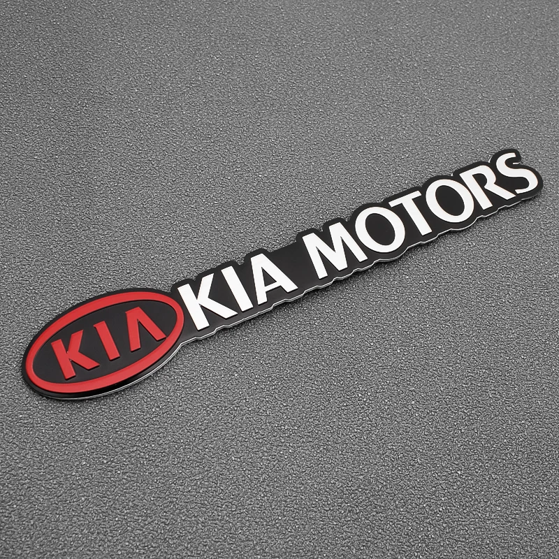 1 шт. 3D Металлическая Автомобильная наклейка хромированная эмблема значок для KIA