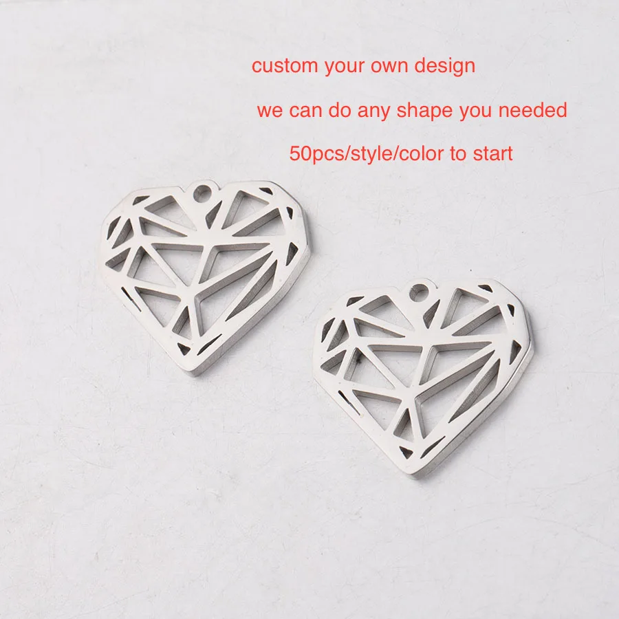 

5pcs Rose Gold color Stainless Steel Mirror Finish Custom your design For Handmade Bracelet DIY Accessories For Jewelry