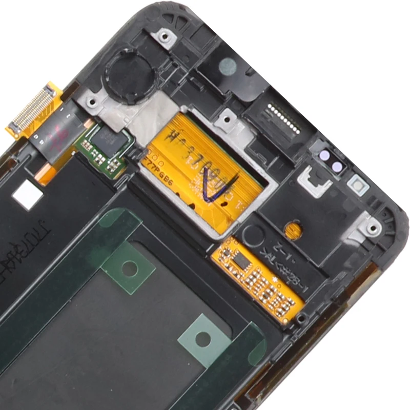 Для SAMSUNG GALAXY S6 Edge 5 1 ''SUPER AMOLED LCD G925 G925F с рамкой ЖК дисплей сенсорный экран