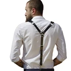 Сексуальные мужские Фетиш ремни из кожи нагрудное рабство эротический гей в стиле панк сексуальный БДСМ раб косплей одежда Rave для секс-игрушки