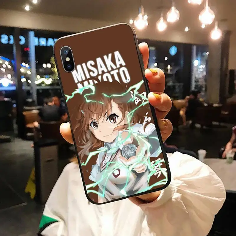 

A Certain Scientific Railgun anime Phone Case for iPhone 11 12 pro XS MAX 8 7 6 6S Plus X 5S SE 2020 XR