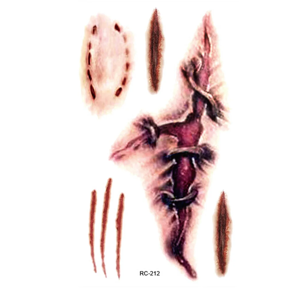 1 лист водостойкая Временная тату-наклейка на Хэллоуин | Красота и здоровье