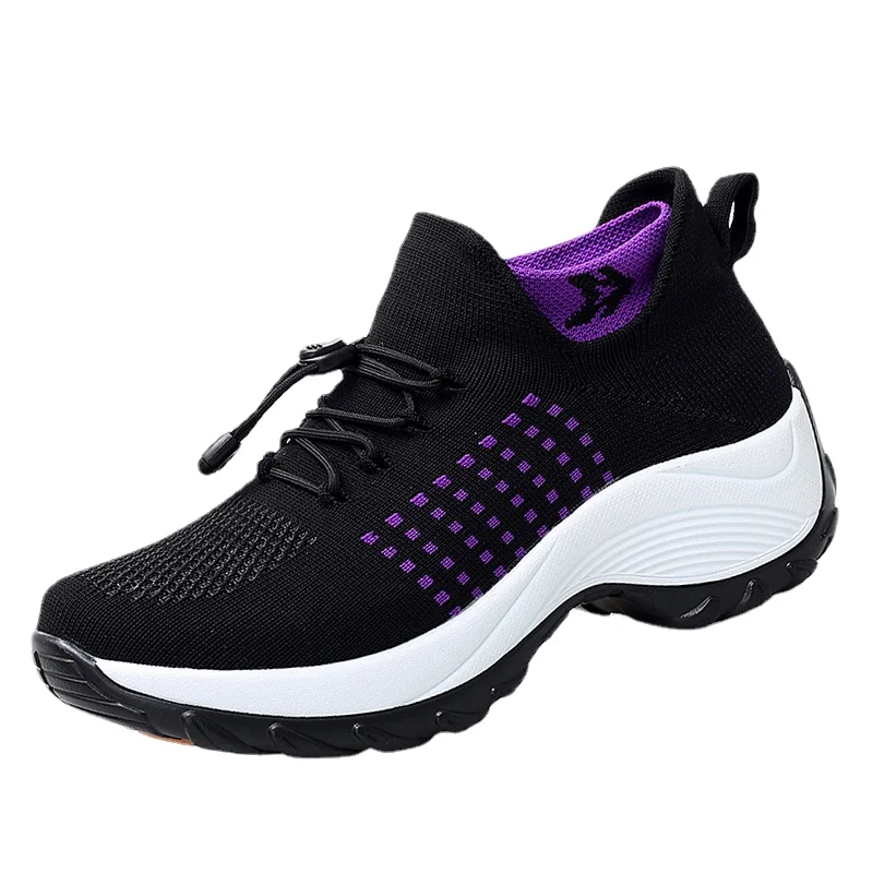

2021 New Women Flat Platform Shoes Woman Sneakers for Women Breathable Mesh Tenis Ladies Shoes for Sock Sneakers