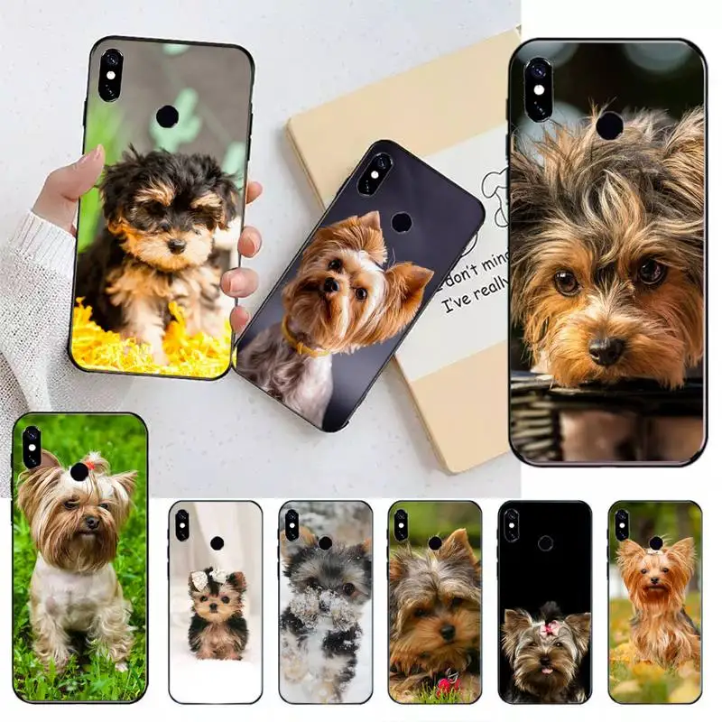 

Yorkshire Terrier Dog cute animal Phone Case For Xiaomi Redmi note 7 8 9 t s 10 A pro lite funda shell coque cover