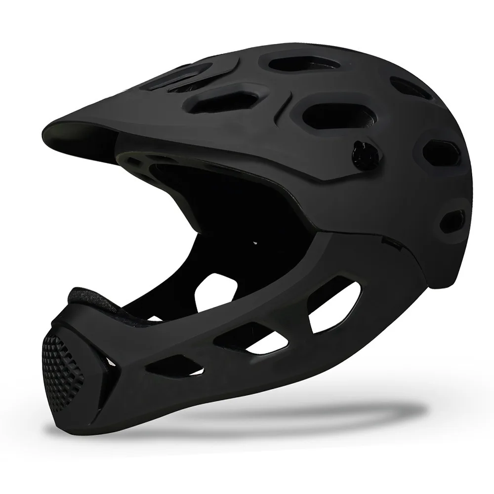 

2021 Adults Trainer Full Face Flip Up Racing Bicycle Helmet Downhill DH Fullface Motorcycle Avt MTB Mountain Cross-country Saf