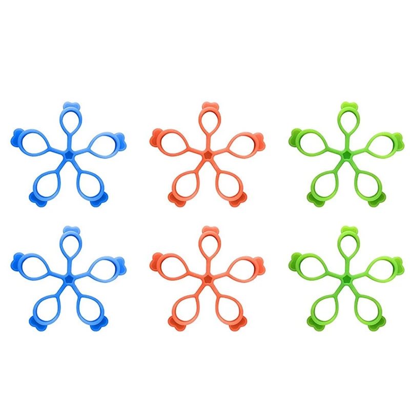 

6 шт., тренажер для увеличения запястья и большого пальца