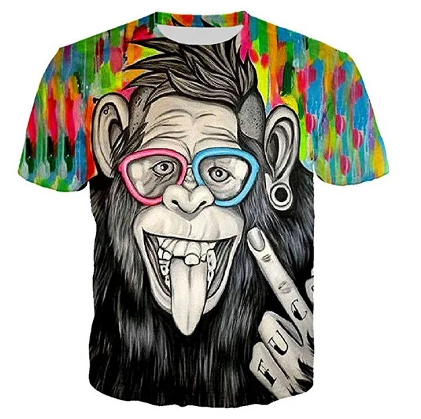 Модная футболка с 3D принтом &quotИндийский волк&quot Футболка унисекс в стиле хип хоп