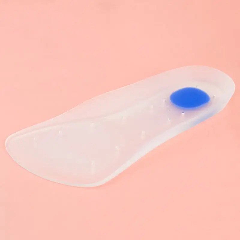 1 Pair Shoe Pad Heel Pads Cushion Silicone Soft Arch Support 3D Shock Absorb Breathable Insole Comfortable Orthopedic Feet Care