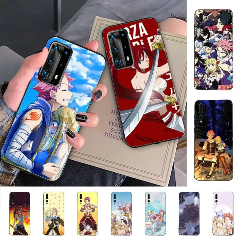 

YNDFCNB Anime fairy tail Phone Case for Huawei P30 40 20 10 8 9 lite pro plus Psmart2019