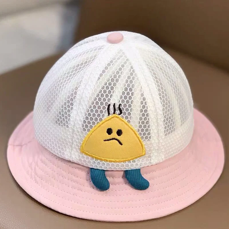 

Baby Kids Hat with Protective Clear Face Shield Anti Spitting Windproof Dustproof Sun Proof Bucket Hat AC889