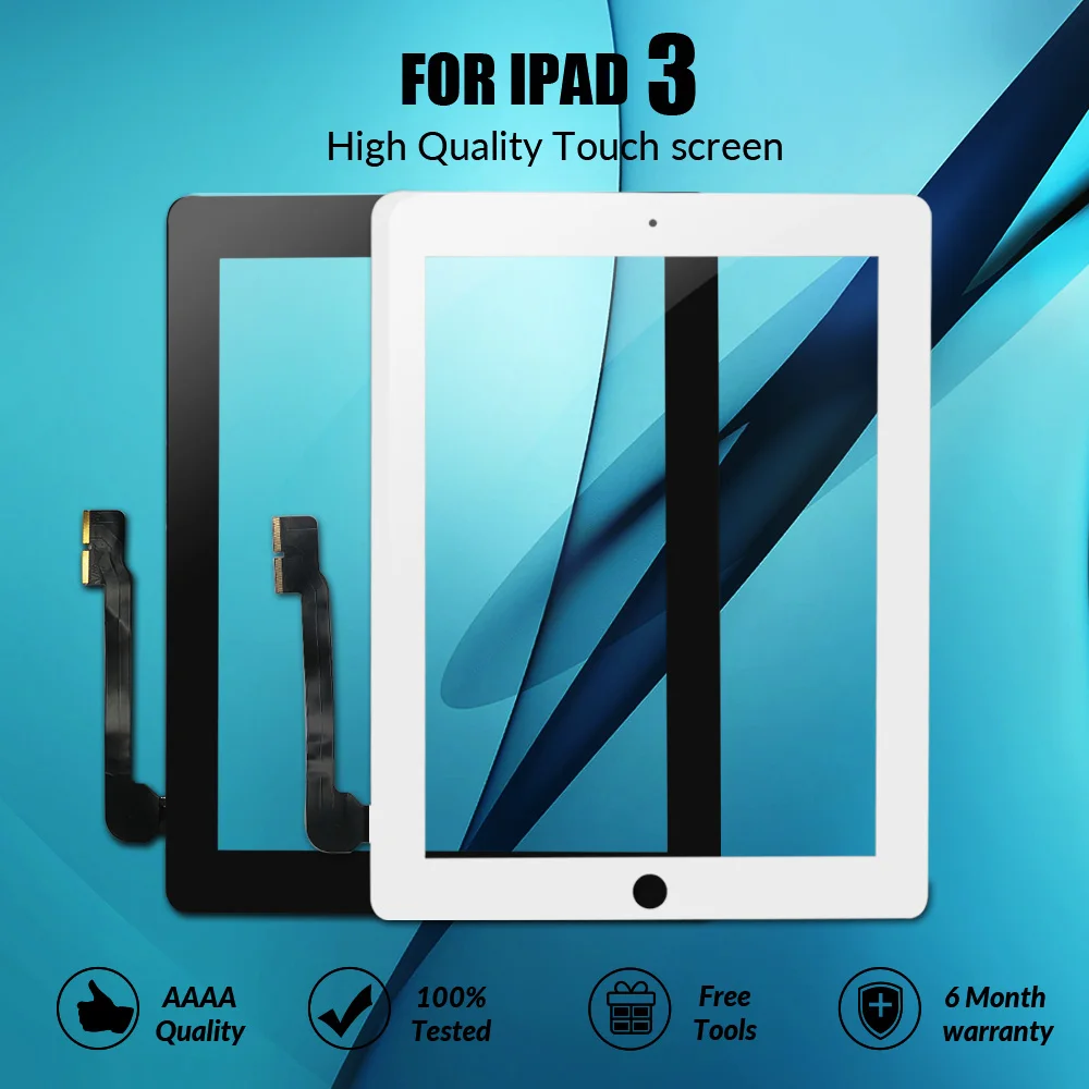 Сенсорный экран для iPad 3 A1416 A1430 A1403 сенсорный замена дигитайзер сенсор стеклянная