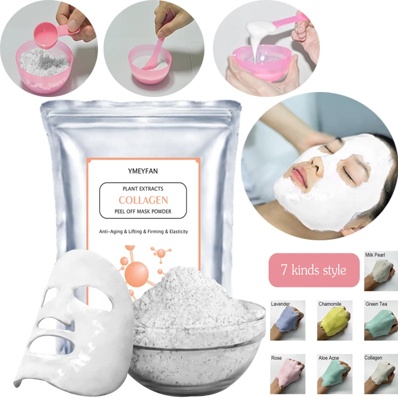 

Hydrojelly Mask DIY SPA Soft Film Powder Anti Aging Whitening Rose Gold Peel Off Modeling Facial Soft Hydro Jelly Mask Powder