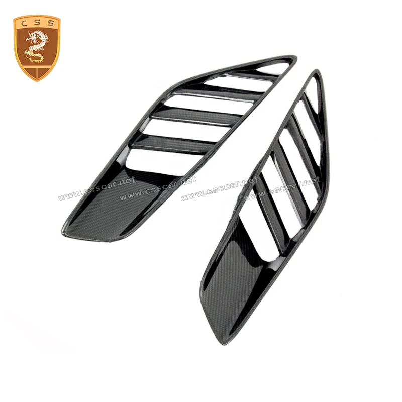 Углеродная задняя Боковая Крышка вентиляционного отверстия для chevрол Корвет C7