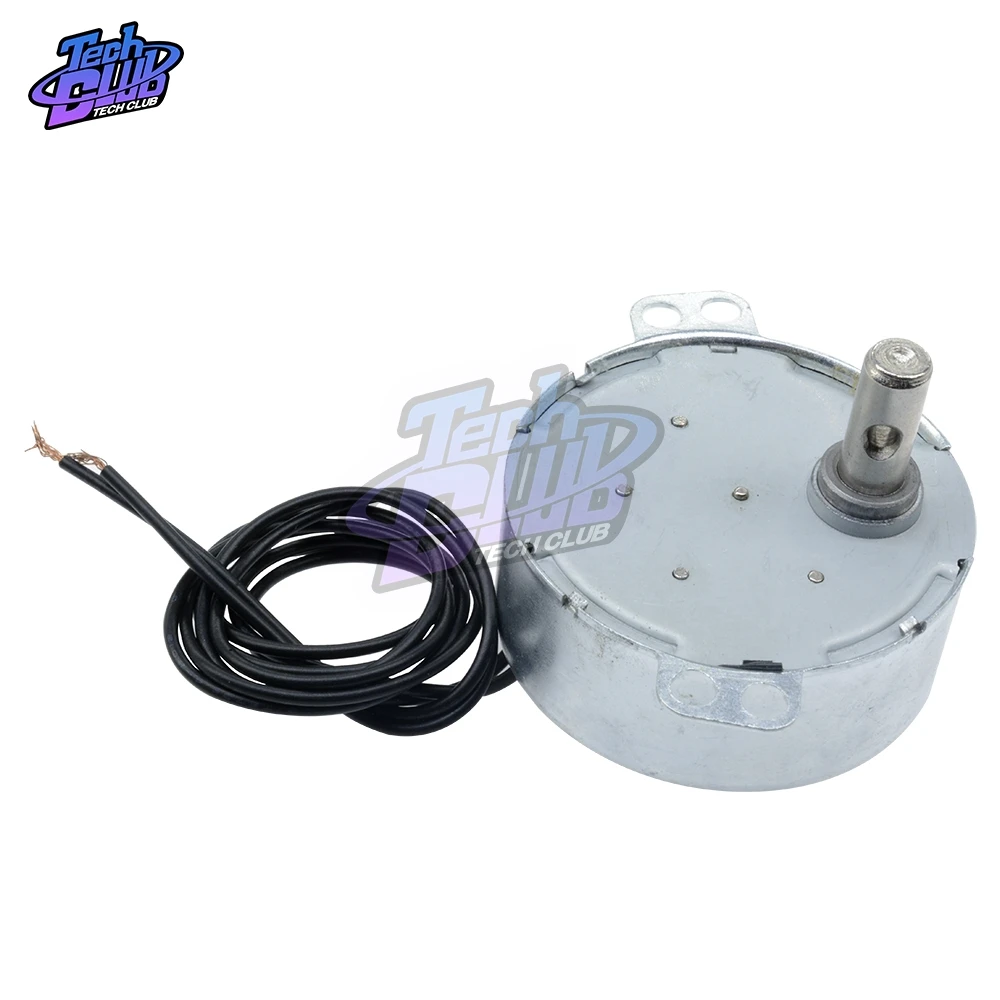 TYC-50 AC 220V 50/60Hz синхронный двигатель 5-6 об/мин CW по и против часовой стрелки 4W 10 мм