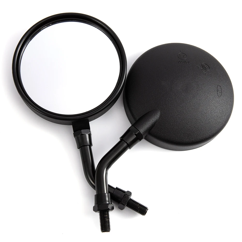 Круглые мотоциклетные зеркала заднего вида 10 мм боковое зеркало в стиле ретро Cafe