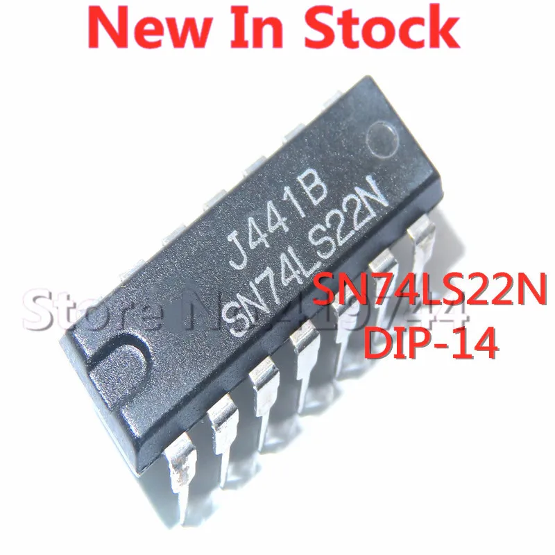 5 шт./лот SN74LS22N HD74LS22P 74S22 DIP-14 4-входное двойное NAND шлюз в наличии новая Оригинальная интегральная схема