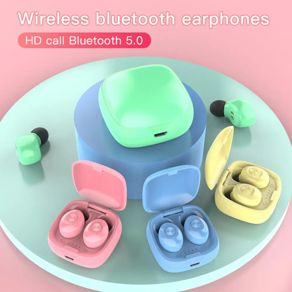 Наушники вкладыши TWS с Беспроводной Bluetooth 5 0 наушники стерео Earbus hi fi звук для игр