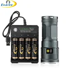 Высокомощный светодиодный фонарик 8xXHP35, Модернизированный Мощный тактический фонарь 5000 люмен для кемпинга, улицы, аварийного освещения, походов