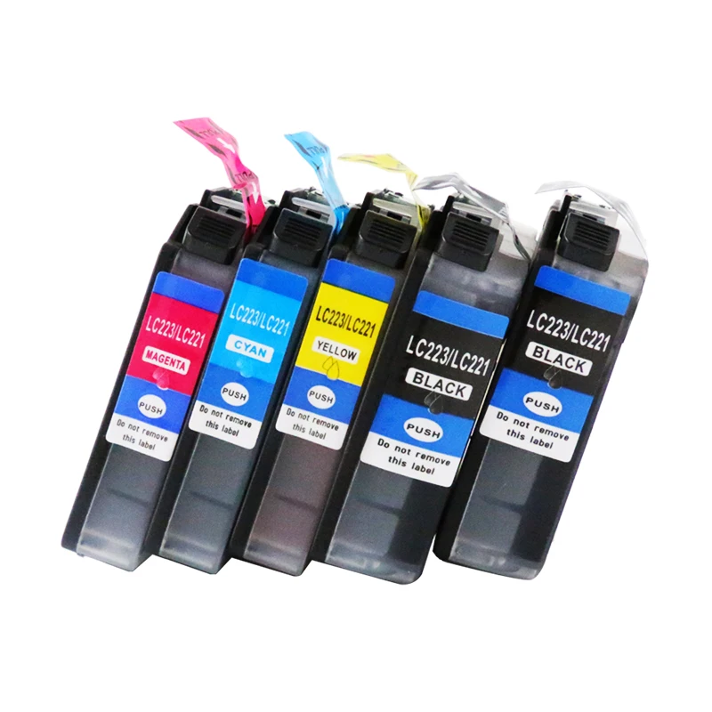 

5 Pcs LC223 Ink Cartridge LC 223 LC223XL Compatible For Brother MFC-J5320DW MFC-J5620DW MFC-J5625DW MFC-J5720DW Printer