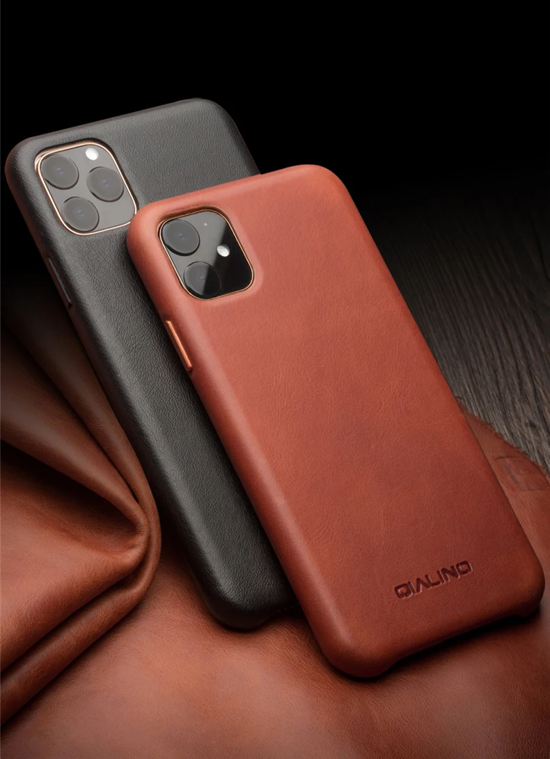3 цвета настоящая коровья кожа задняя крышка для iPhone 11 Pro Max 5,8 6,1 6,5 полное зерно кожаный чехол металлическая кнопка Натуральная Воловья кожа