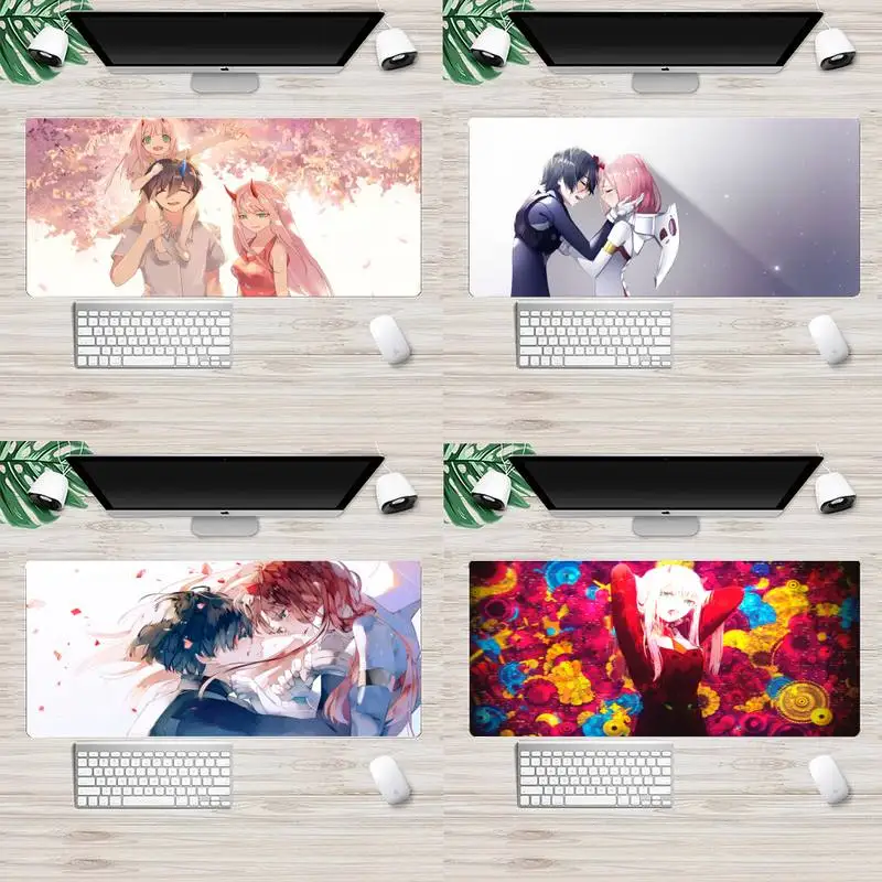 

darling in the franxx Mouse Mat Animation Gaming Mousemat Large Gamer Soft Keyboard PC Desk Mat Takuo Computer Tablet Mousepads