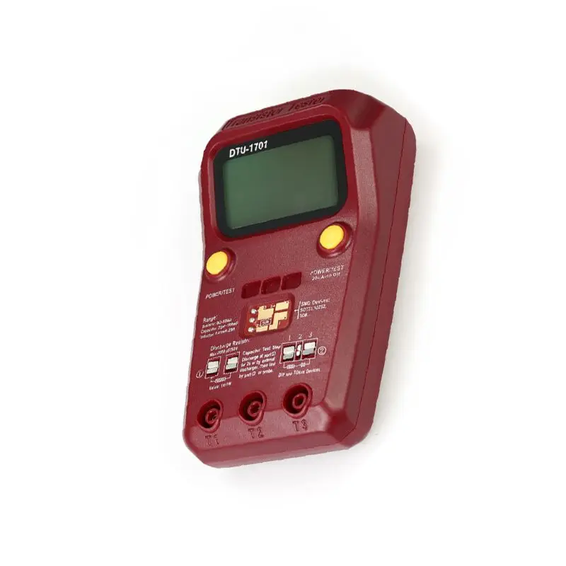 

Handheld Transistor Tester Inductance Capacitor ESR Multimeter Multi-function Tester Plastic High Quality 2019