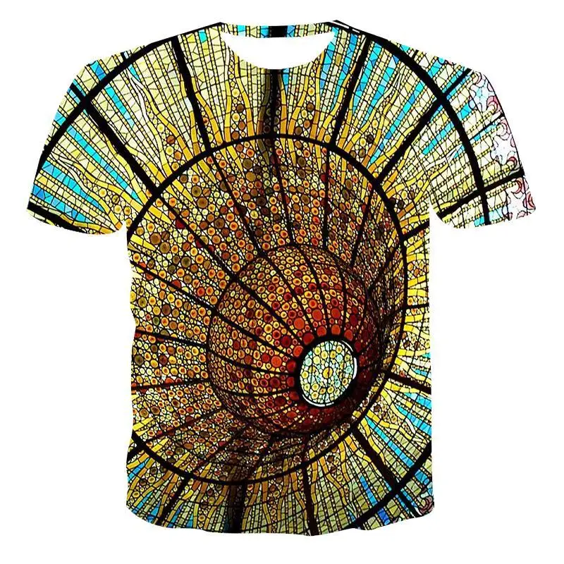 

2020 New 3d Printing T -Shirt Hip Hop Style 3d Printing 3d Printing Quick Drying T -Shirt Xxs -6xl