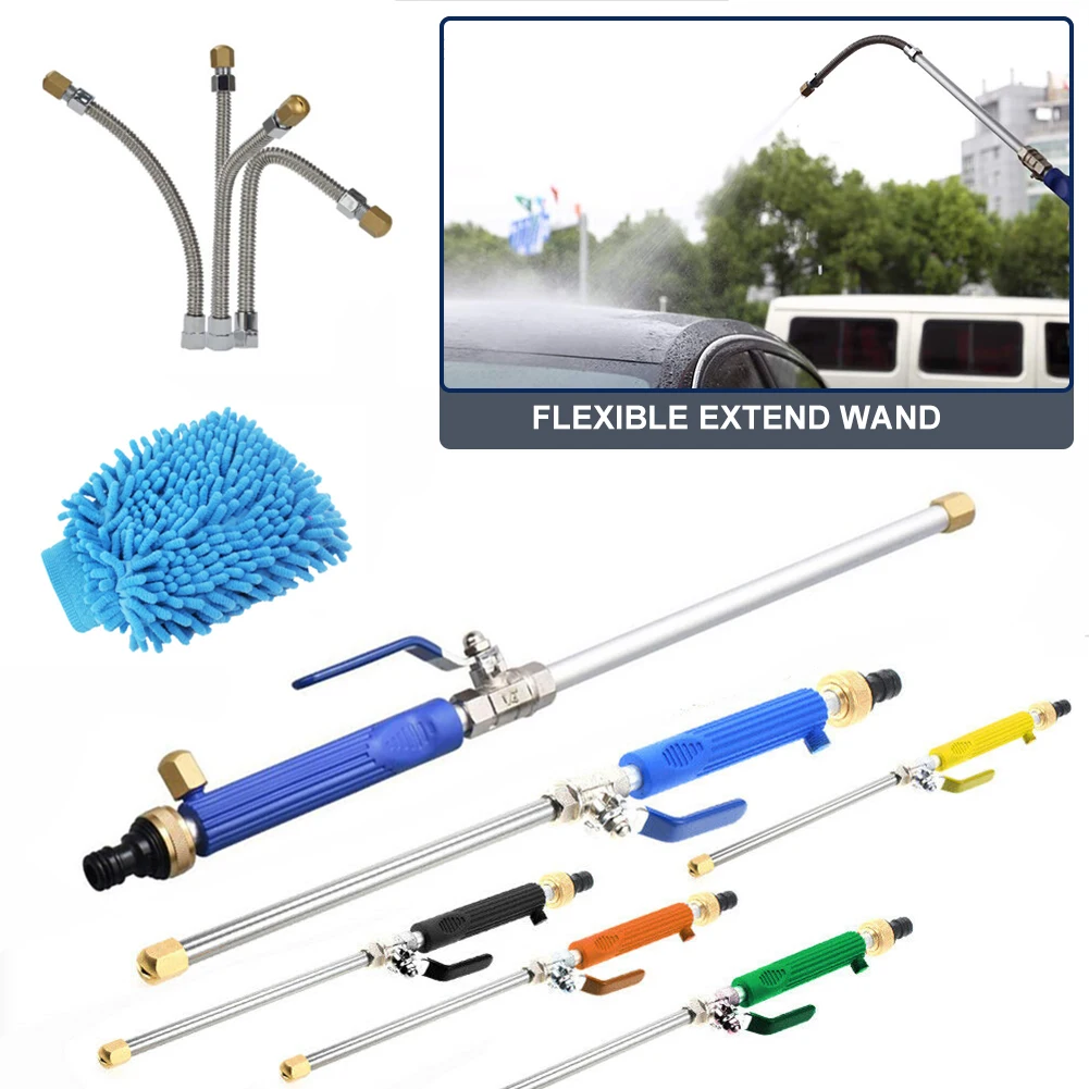 

GISAEV High Pressure Spray Gun New Car High Pressure Water Gun Household Car Wash Cleaning Machine Water Gun Nozzle+gloves