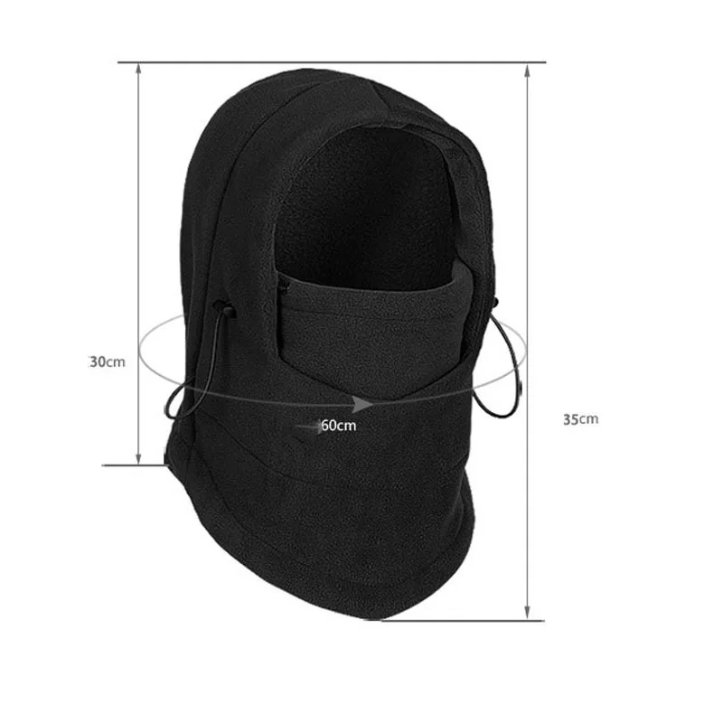 Зимняя унисекс велосипедная шапка флисовая ветрозащитная спортивная Лыжная