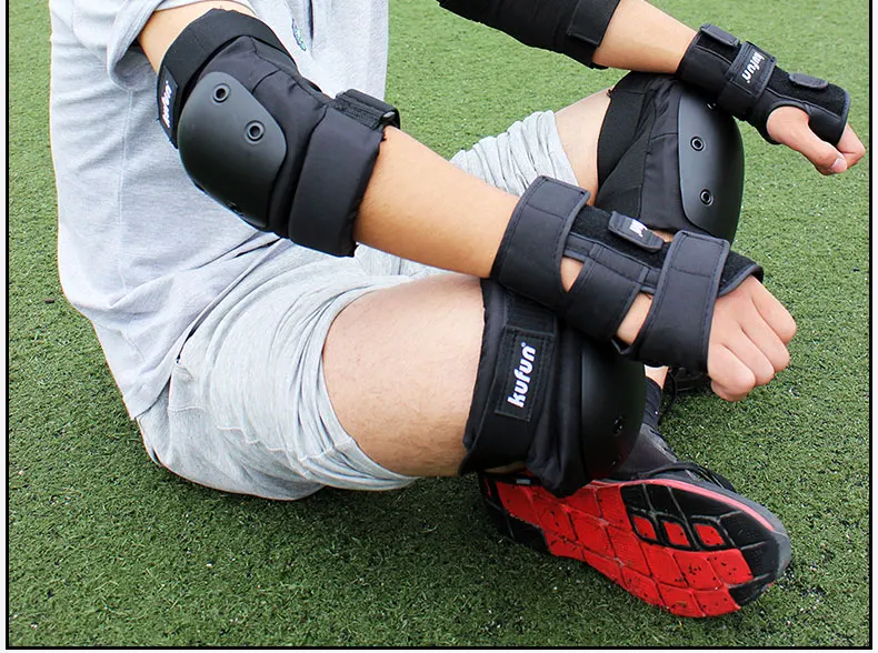 Для взрослых и детей Защитный Шестерни защита для коленей и лок тей велосипед скейтборд лед роликовые коньки протектор Детский самокат Велоспорт Для женщин защита для роликов наколенники