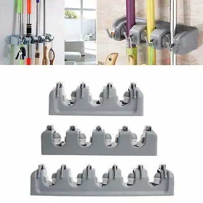 Настенный держатель для хранения швабры и метлы вешалка щеток новый