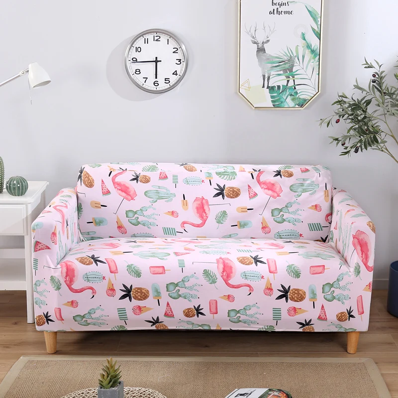 Спандекс эластичный чехол на диван плотно обертывается все включено чехлы для