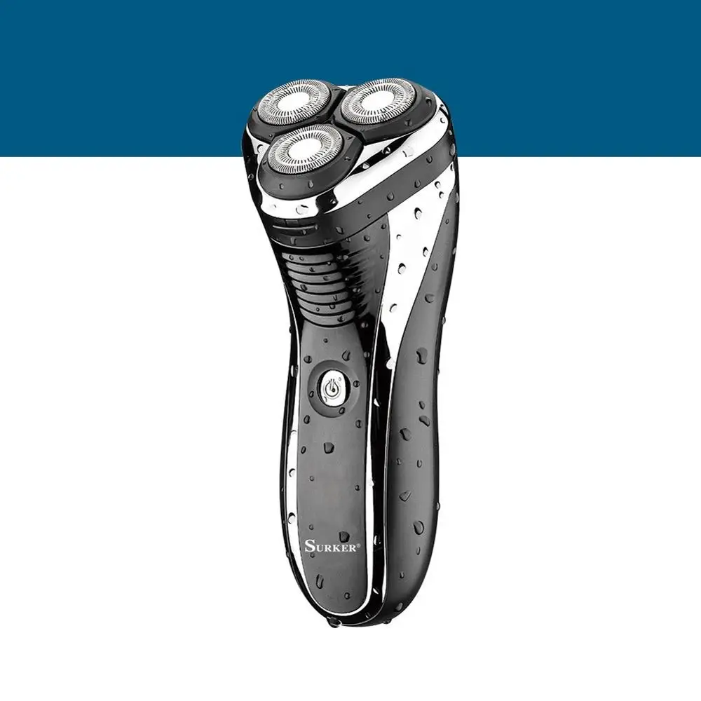 Полностью Моющийся электробритва с 3 плавающими головками и usb зарядкой|Бритва| |