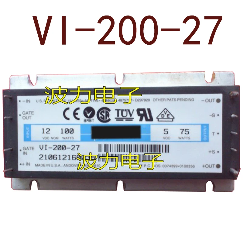 

Original-- VI-200-27 DC 12V-5V 75W15A 1 year warranty ｛Warehouse spot photos｝