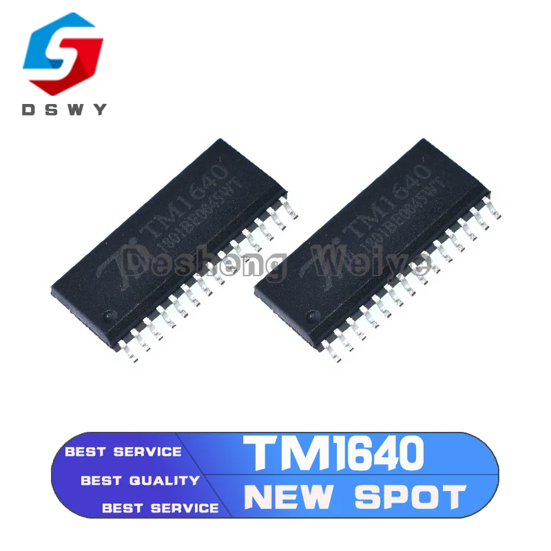 

5Pcs/Lot TM1640 SOP-28 Digital Display Driver IC Original In Stock