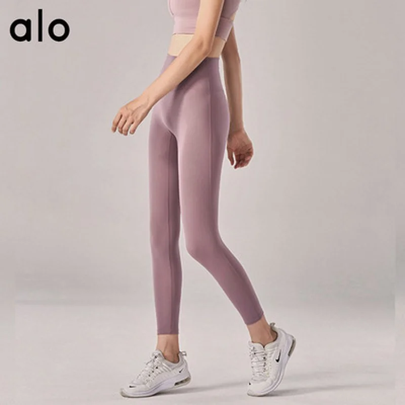 

ALO Yoga Bare Workout Gym Yoga Pants Women Squat Proof High Waist Fitness Tights Sport Leggings Women Push Up Yoga Pant