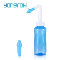 yongrow medical portable nose wash pot 300ml nose cleaner nasal irrigators nasal for adults children rinsing system