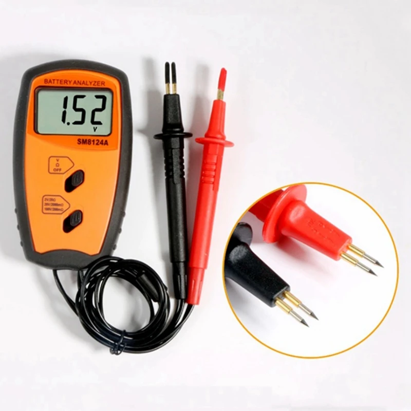 SM8124A Portable Battery Internal Resistance Voltmeter Tester Test | Инструменты