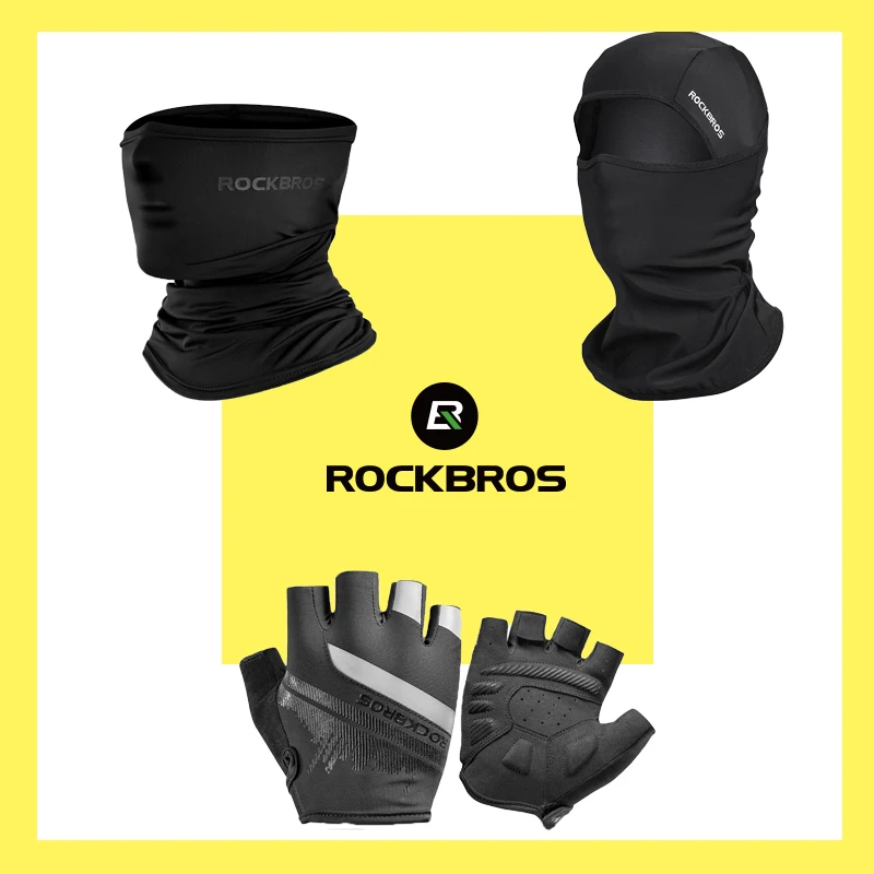 Перчатки велосипедные ROCKBROS амортизирующие дышащие Нескользящие удобные с
