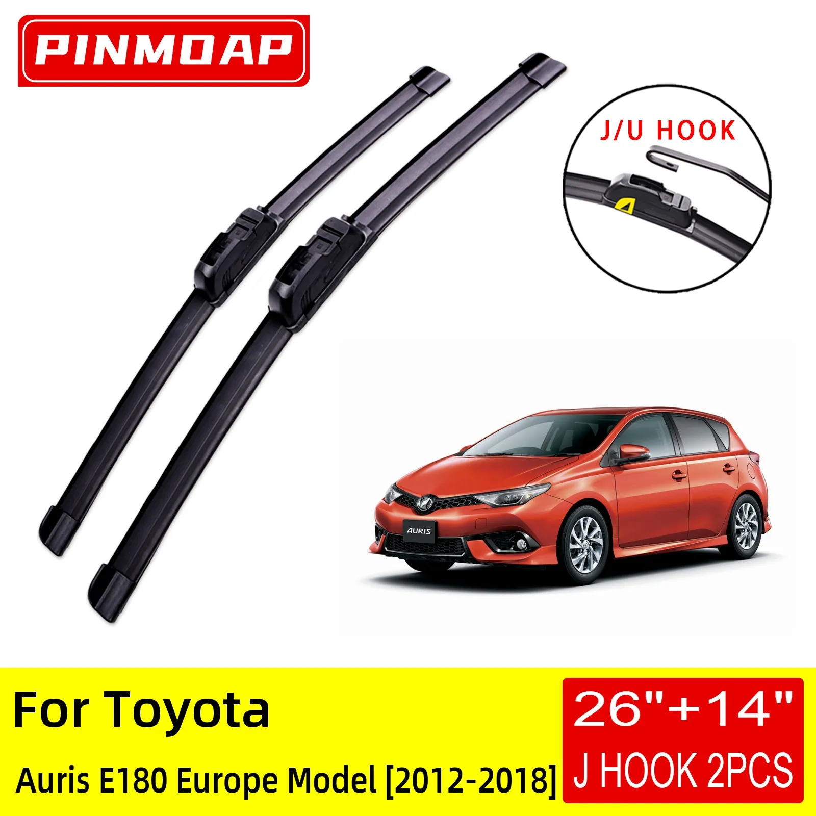 

Щетки стеклоочистителя передние для Toyota Auris E180, европейская модель 2012 2013 2014 2015 2016 2017 2018