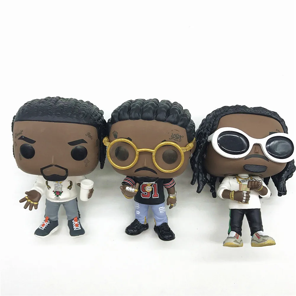 Скалы смещение взлет Migos музыкальная модель персонаж виниловая кукла