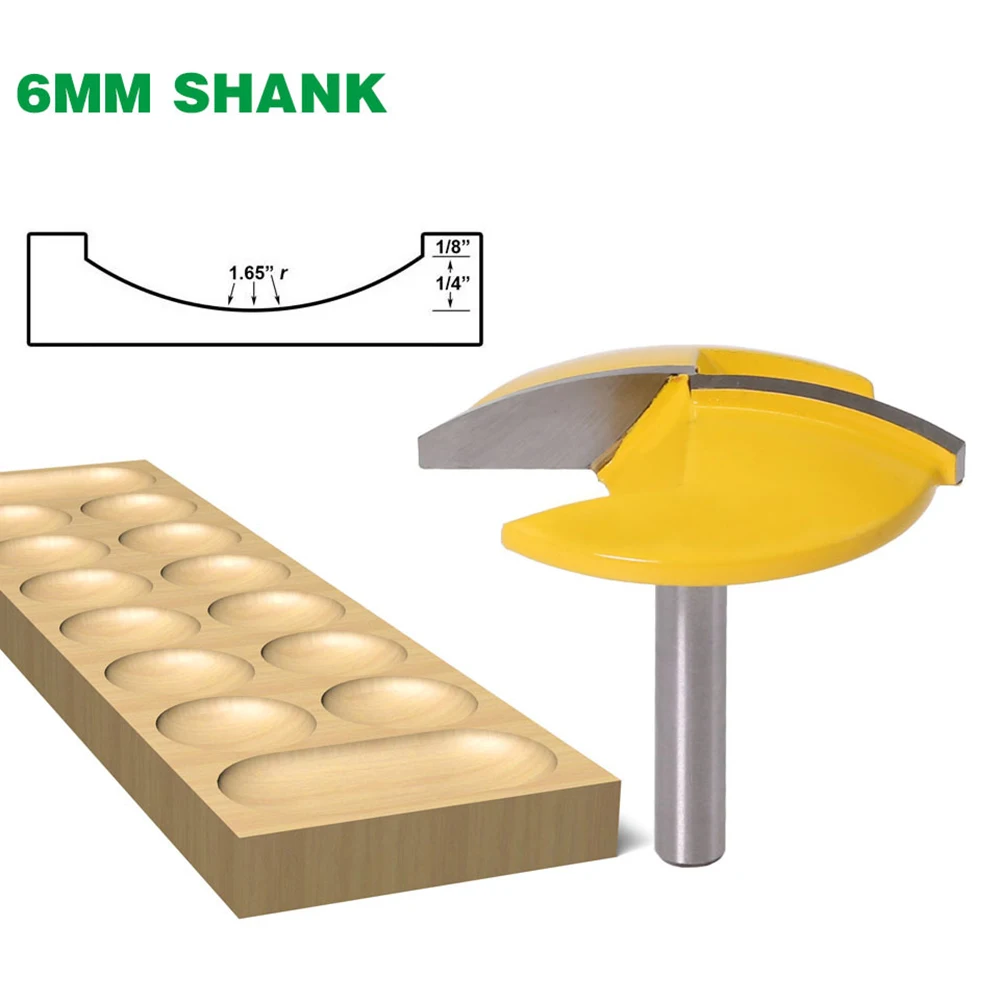

Tool Router Bit Cemented Carbide Precise Smooth Detailed Cuts Small Bowl