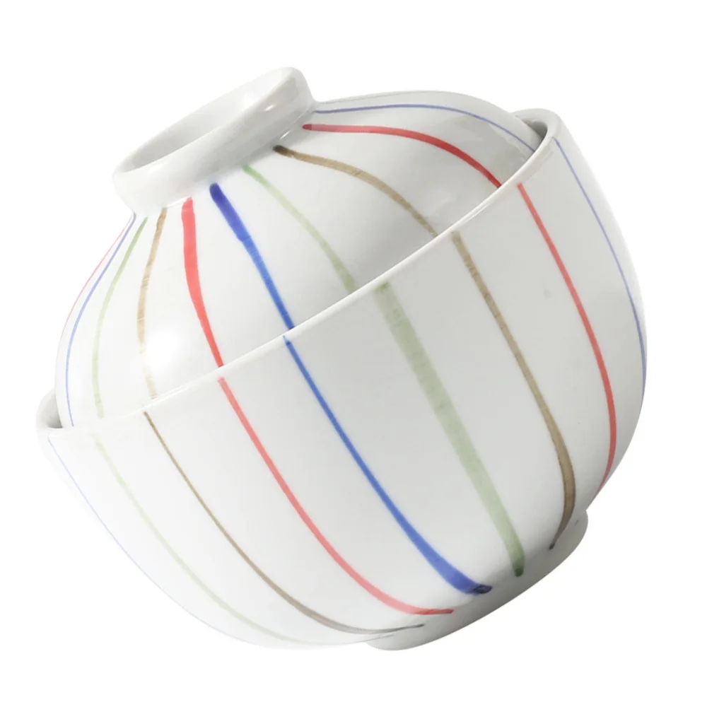 

1 Pc Japanese Style Tableware Ceramic Steamed Egg Bow (Assorted Color)