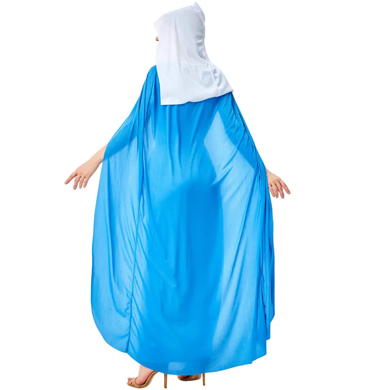 

Women Halloween Goddess Costumes Female missionary Nun Cosplay Purim Carnival parade Masquerade Nightclub Role play party dress