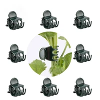 100 pack orchid clips dark green plant support garden flower vine clips supporting stems vines stalks grow upright flowers