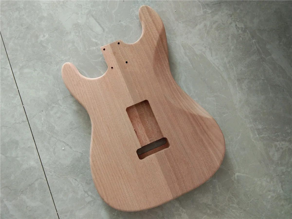 Корпус для электрогитары с естественной одинарной волной корпус из красного