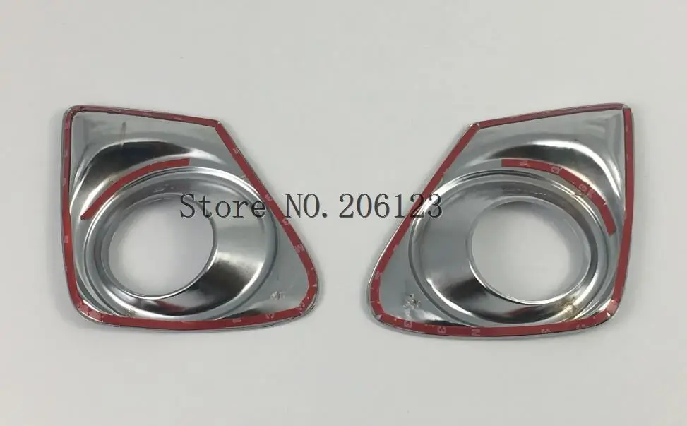Автомобильный Стайлинг крышка ABS хромированная лампа передний противотуманный