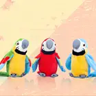 Электрическая игрушка-попугай, говорящая запись, машущая электронная птица, мягкая плюшевая игрушка в подарок для детей U3h8