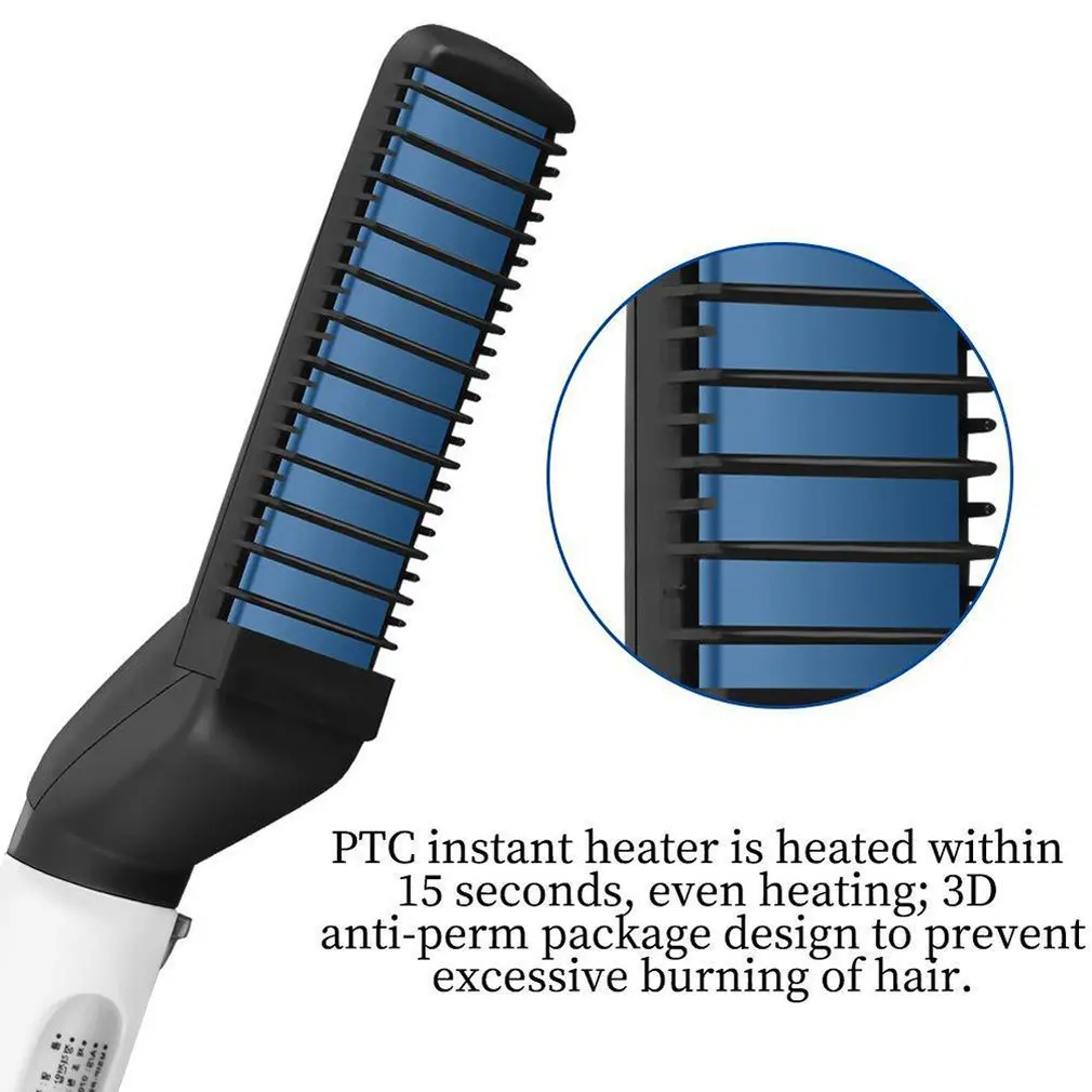 

Hairdressing Tools Multi-functional Hair Comb Personal Care Men's Hair Styling Comb Straight And Dual-purpose Comb