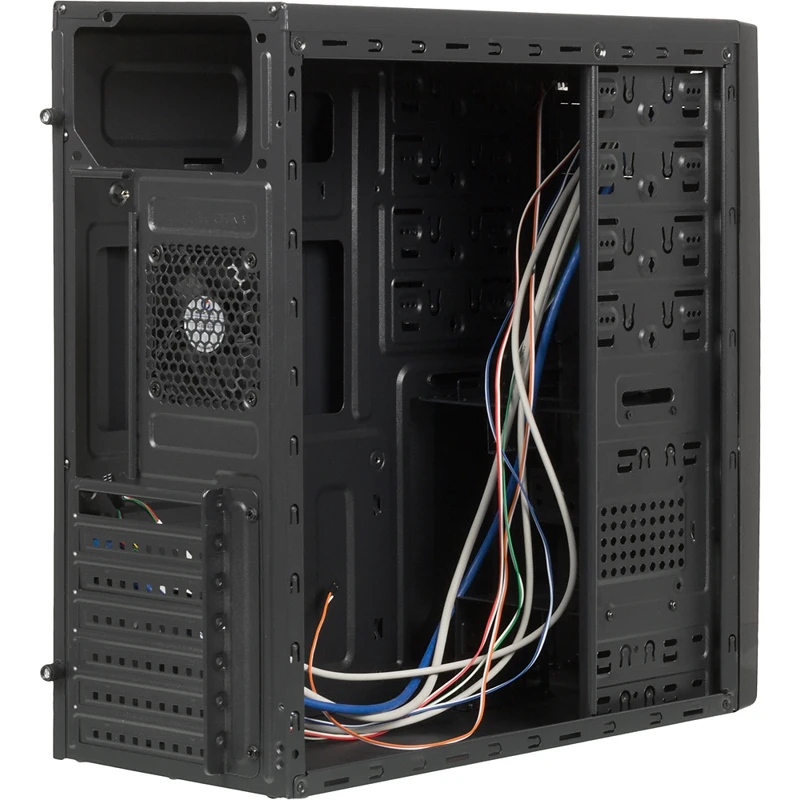 Корпус Aerocool CS-1101 черный без БП ATX 2x120mm 1x140mm 2xUSB2.0 1xUSB3.0 audio | Компьютеры и офис